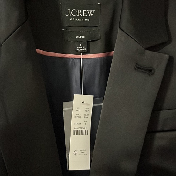 J.Crew Collection Alfie satin blazer - Picture 10 of 13